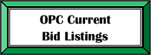 Image with lettering that says OPC Current Bid Listings